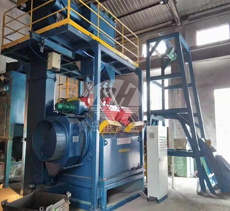 拋丸機的耐磨配件中，耐磨橡皮的使用